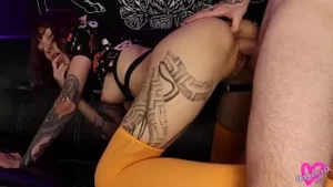 Elfo che cavalca top, sensuale succhia cazzo e sesso hardcore - halloween
