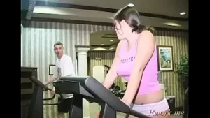 Striking brunette young megan jones with curvy tits gets nailed by stud