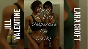 Geile studentes wanhopig op zoek naar lul redux // lara croft && jill valentine crossover // pmv 2023 // (herbewerking)