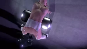 Animation 3d jeu hentai vr virt a mate: adolescente elfe dure crucifiée, chatte baisée par une machine