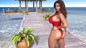 Holiday island - comment baiser miriam dans la tour de maître nageur