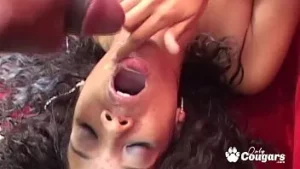تفتح الأبنوس كوغار فمها على مصراعيها وتتحمل حمولة كبيرة