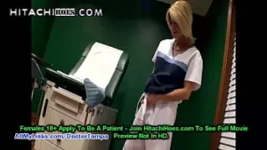 Ne dites pas à doc que je jouis sur l'horloge! l'infirmière carissa montgomery se faufile dans la salle d'examen et se masturbe avec une baguette magique sur hitachihoes.com!