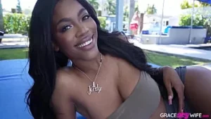 Jordy love ebony wifes prise du jour grosse bite