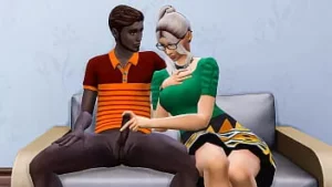 Indian employee must have sex with his american boss right in her office otherwise she will be fired - black and white porn
