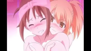 Issho ni training ofuro: bathtime with hinako & hiyoko - yuri scenes - [hentai uncensored]