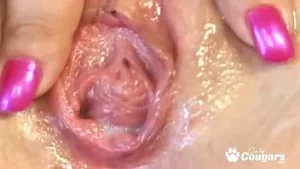 B. jane has her meaty pussy filled with jizz - creampie