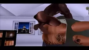 Black pocket pussy black man gets tricked by roomate into fucking her
