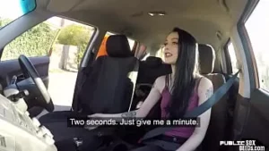 Inked uk babe stuffed by tutor after driving lesson