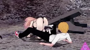 Koikatsu, Denji Power Chainsaw Man hentai video au sex muie handjob excitat și cumshot joc porno necenzurat... thereal3dstories..1/5